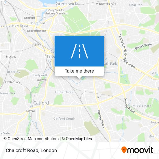 Chalcroft Road map