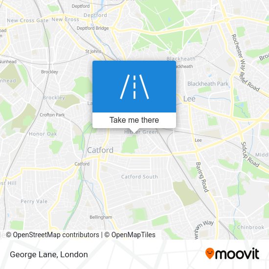 George Lane map