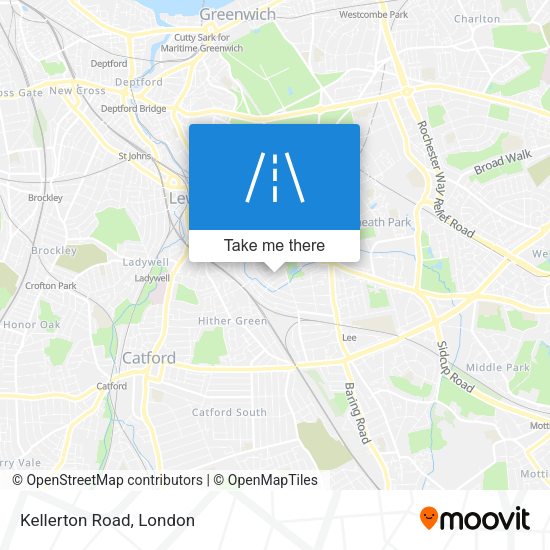 Kellerton Road map