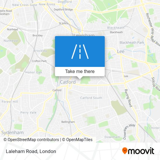 Laleham Road map