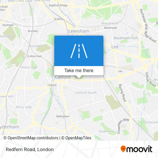 Redfern Road map
