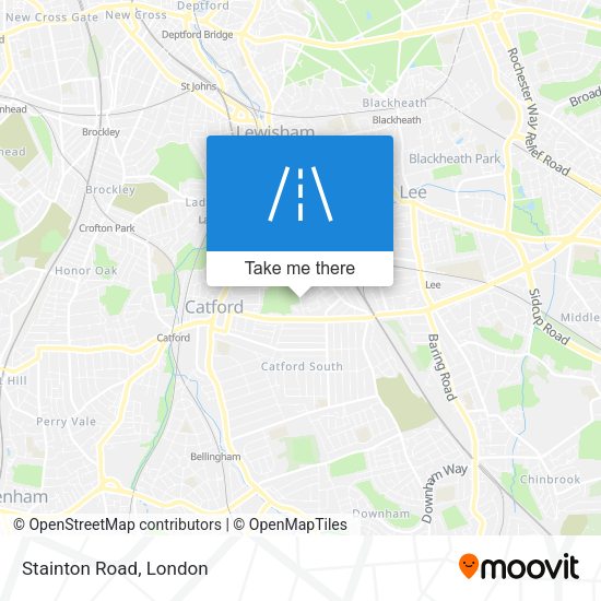 Stainton Road map