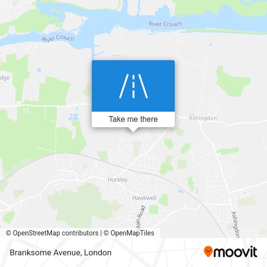 Branksome Avenue map