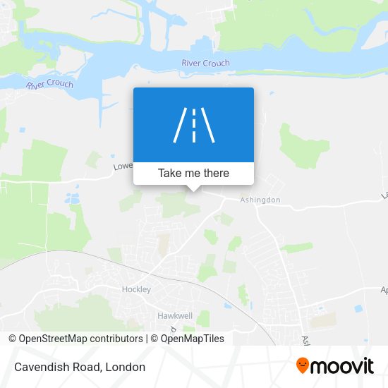 Cavendish Road map