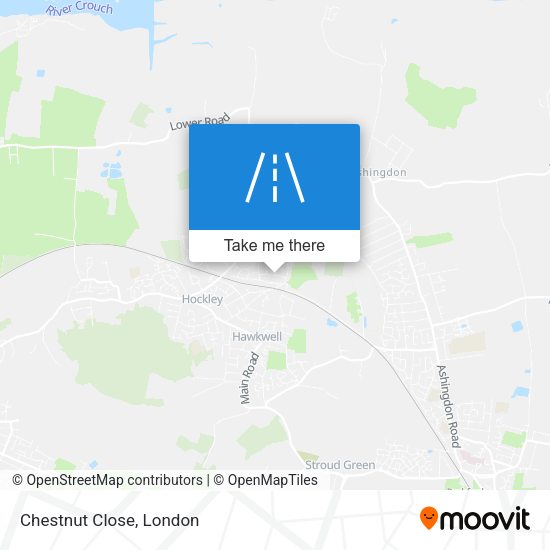 Chestnut Close map