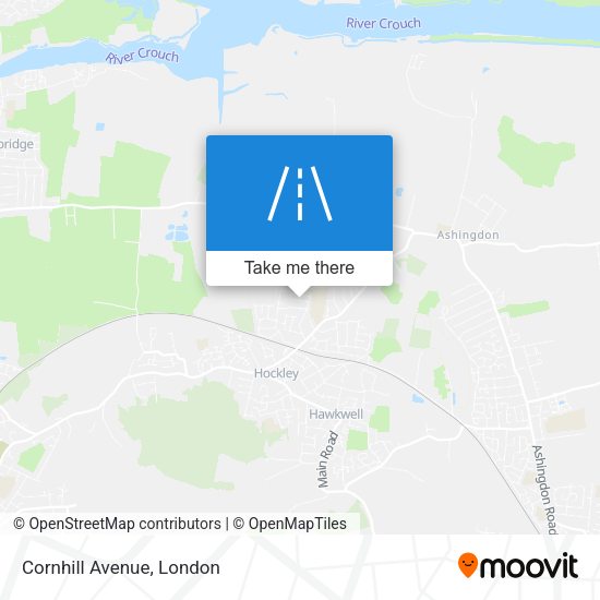 Cornhill Avenue map