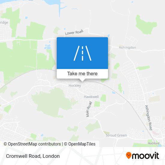 Cromwell Road map