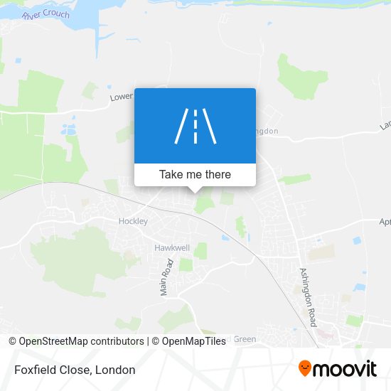 Foxfield Close map