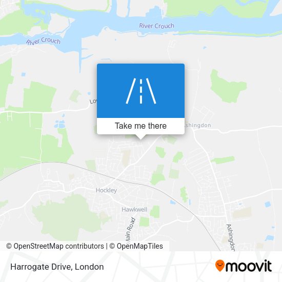 Harrogate Drive map