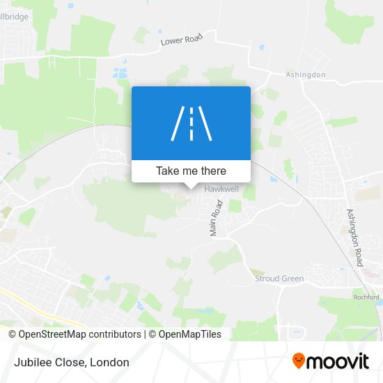 Jubilee Close map