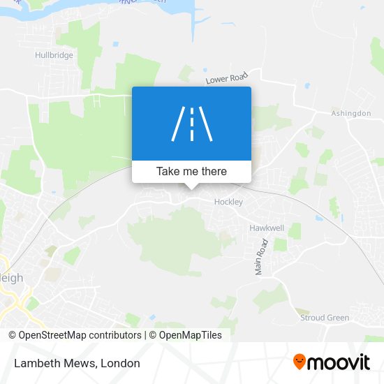 Lambeth Mews map