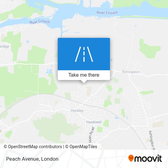 Peach Avenue map