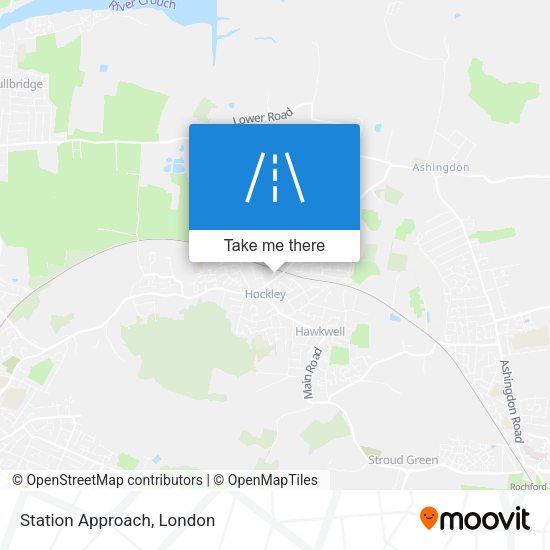 Station Approach map