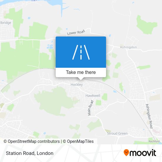 Station Road map