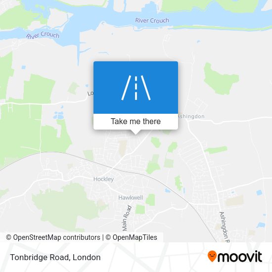Tonbridge Road map