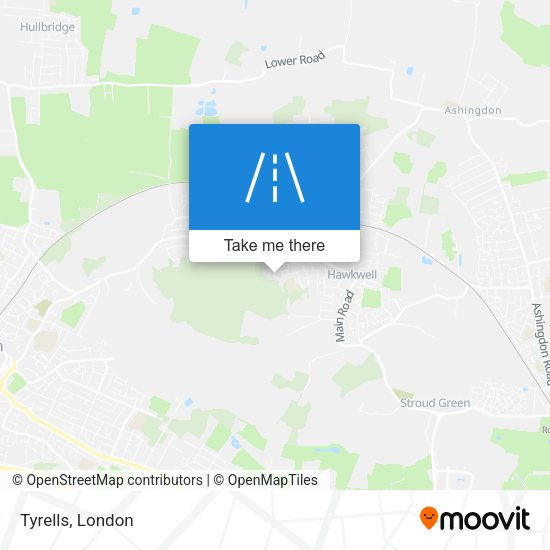 Tyrells map
