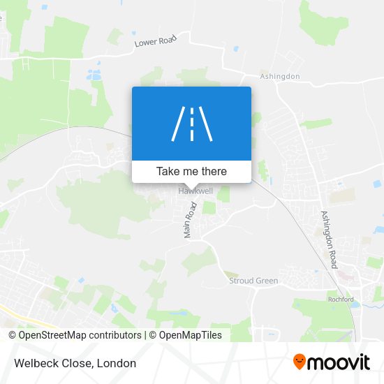 Welbeck Close map