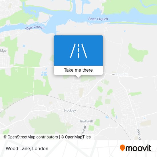 Wood Lane map