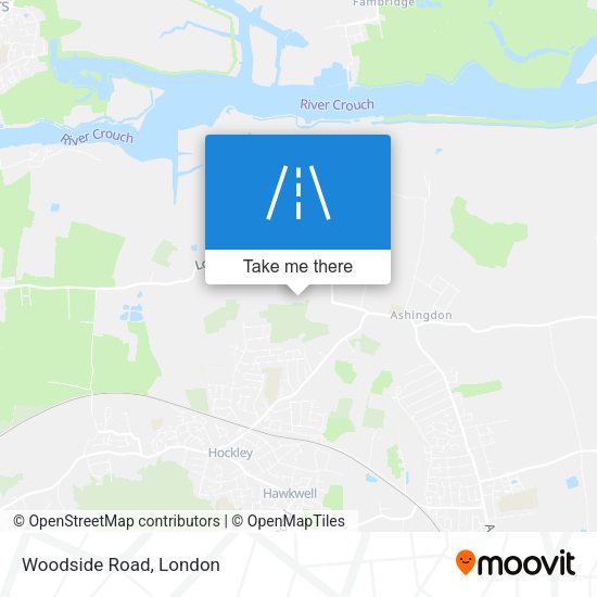 Woodside Road map