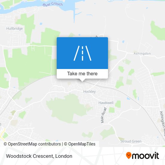 Woodstock Crescent map