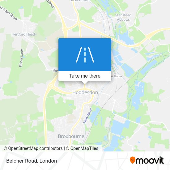 Belcher Road map