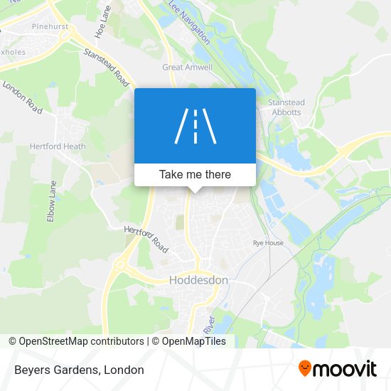 Beyers Gardens map