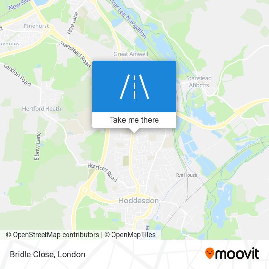 Bridle Close map