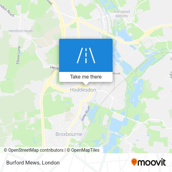 Burford Mews map