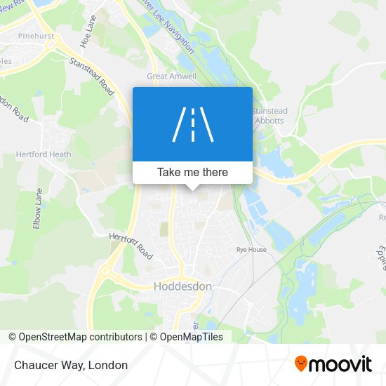 Chaucer Way map
