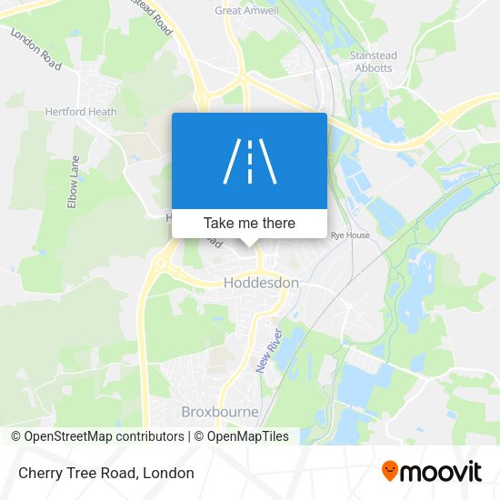 Cherry Tree Road map