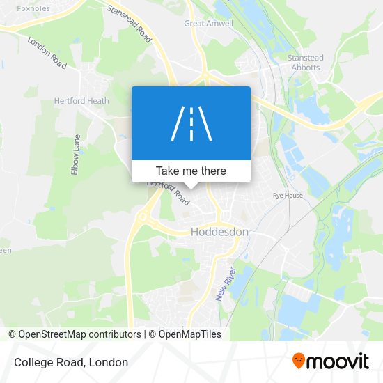 College Road map