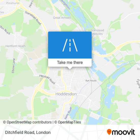 Ditchfield Road map