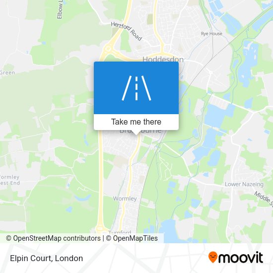 Elpin Court map