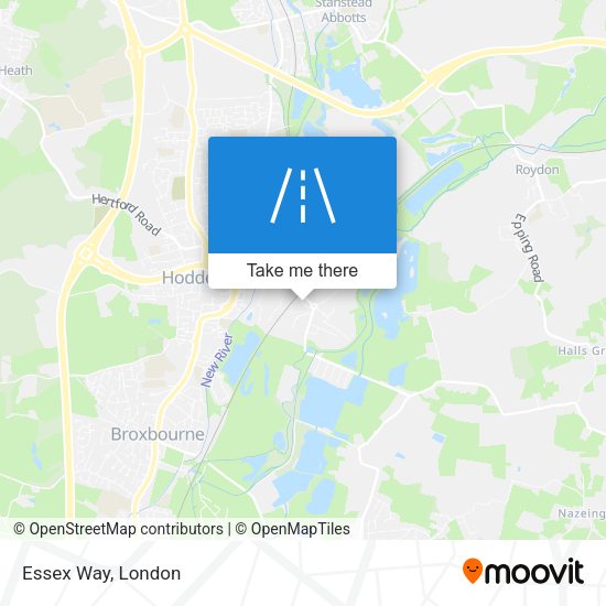Essex Way map