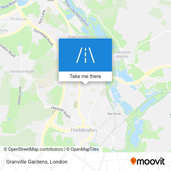 Granville Gardens map