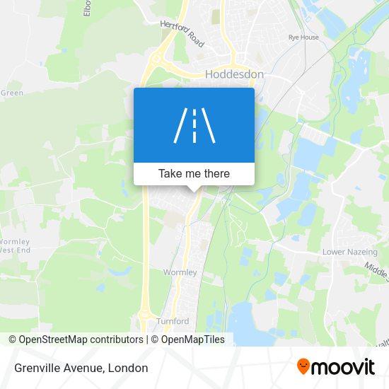 Grenville Avenue map
