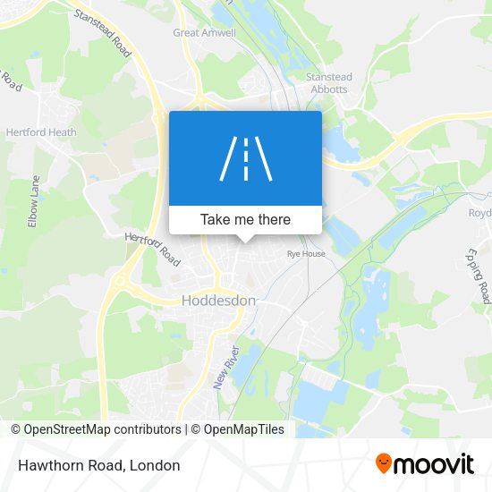 Hawthorn Road map