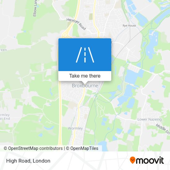High Road map