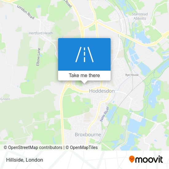 Hillside map