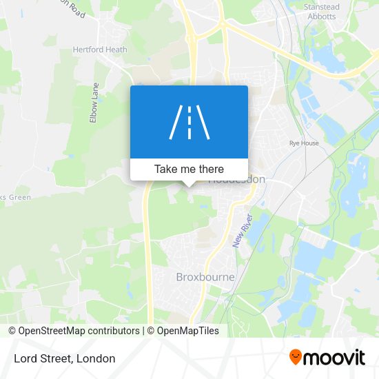 Lord Street map