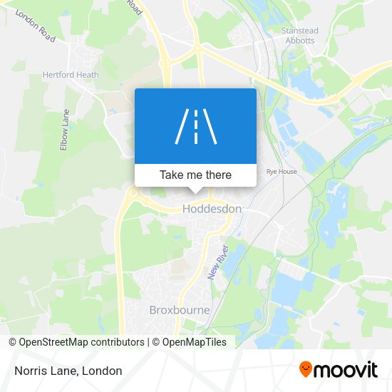 Norris Lane map