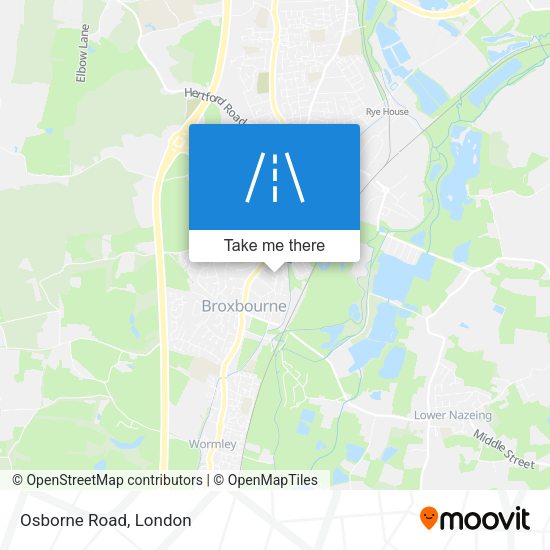 Osborne Road map