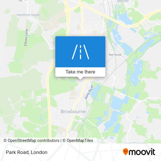 Park Road map