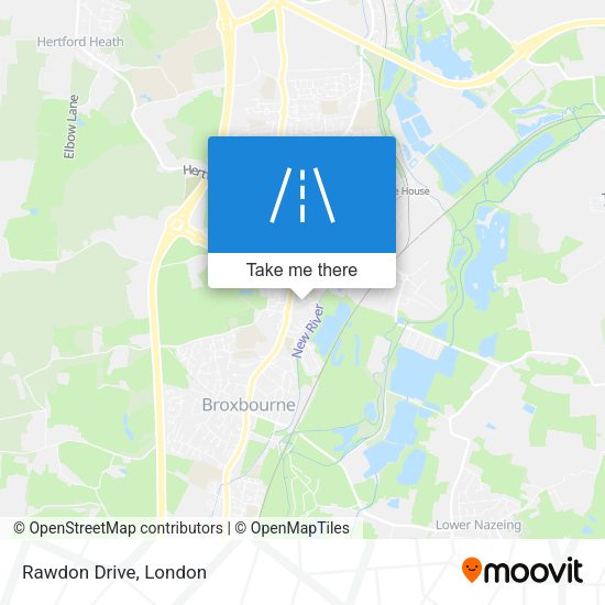 Rawdon Drive map