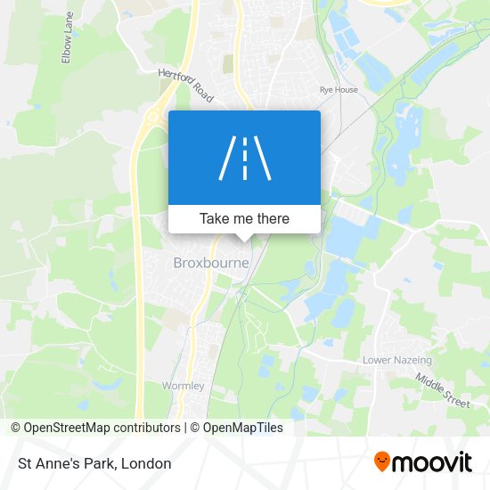 St Anne's Park map