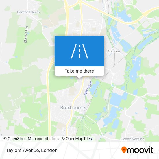 Taylors Avenue map