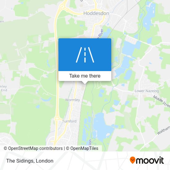 The Sidings map