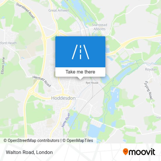 Walton Road map