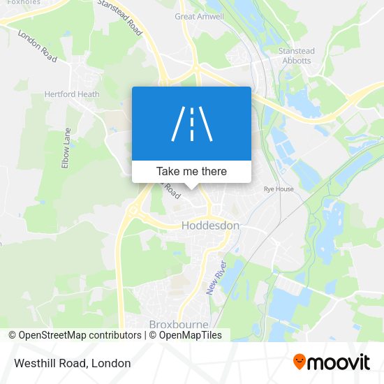 Westhill Road map