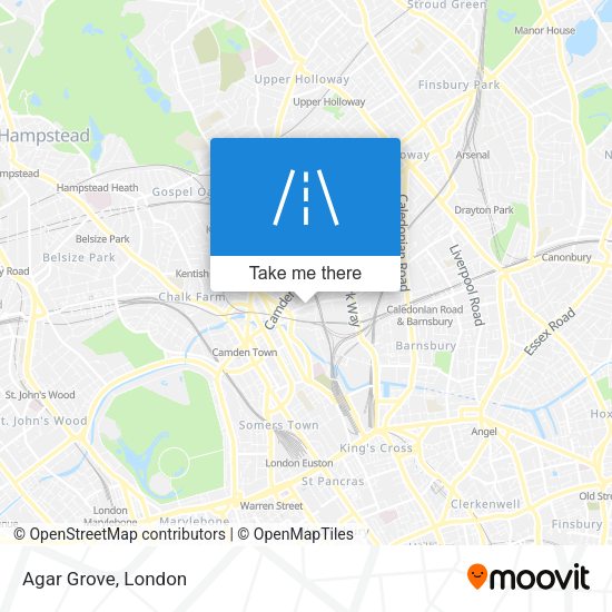 Agar Grove map